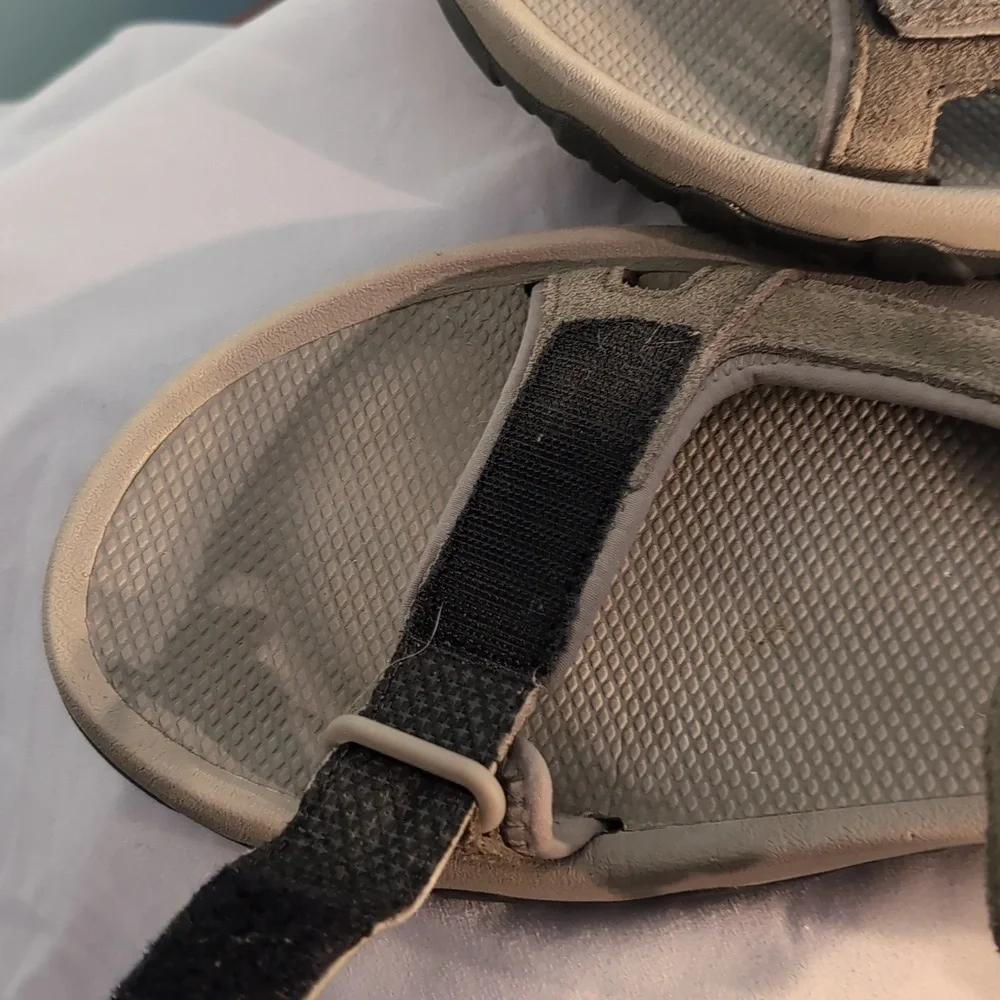 Men's Size 14 Teva Hudson Brown Suede Sport Outdoor Hiking Sandals